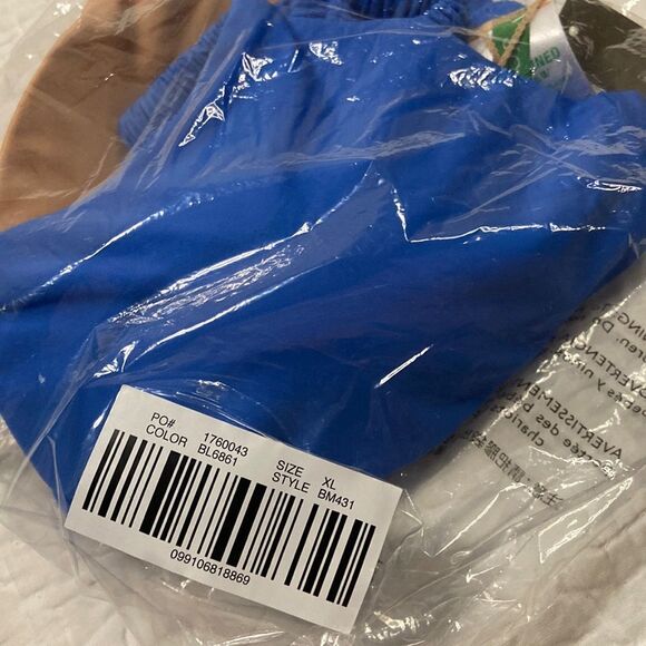 NWT J.Crew Scrunchie-strap squareneck bikini top size XL - Picture 3 of 9